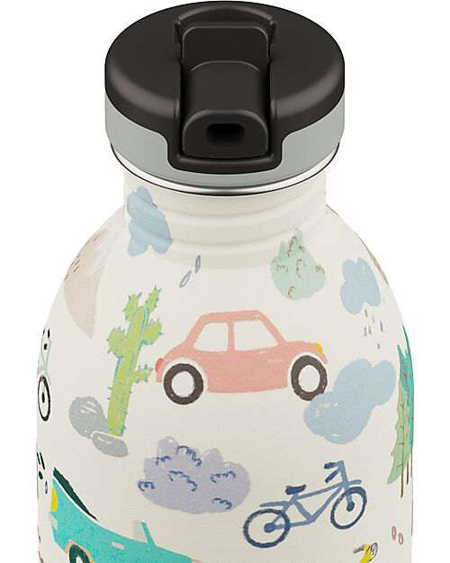 24Bottles Kids Urban Bottle - 250 ml - Adventure Friends Non-Thermal Water Bottles