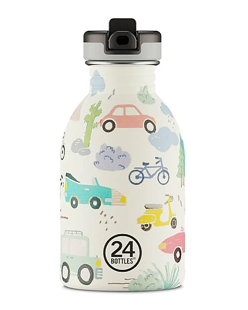 24Bottles Kids Urban Bottle - 250 ml - Adventure Friends Non-Thermal Water Bottles