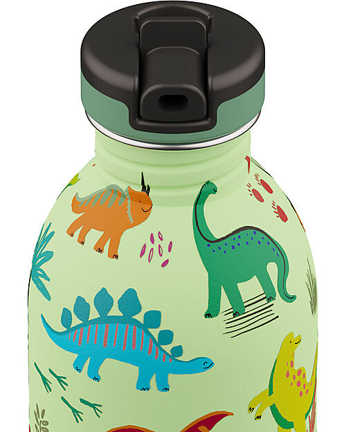 24Bottles Kids Urban Bottle - 250 ml - Jurassic Friends Non-Thermal Water Bottles