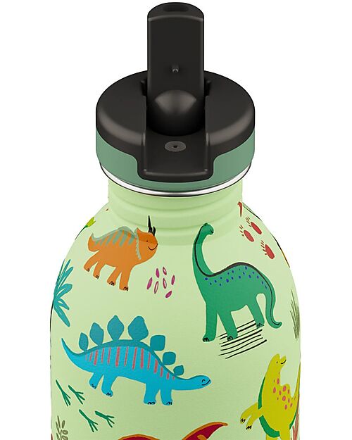 24Bottles Kids Urban Bottle - 250 ml - Jurassic Friends Non-Thermal Water Bottles