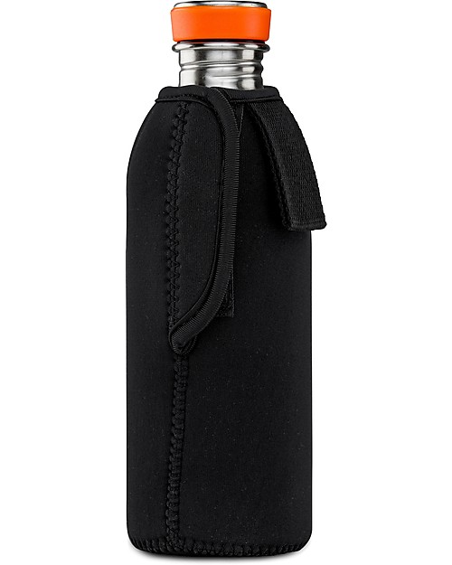 24Bottles Neoprene Thermal Cover for 500 ml Urban Bottle - Black Thermos Bottles