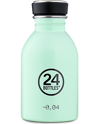 24Bottles Stainless Steel Urban Bottle 250 ml - Aqua Green Metal Bottles