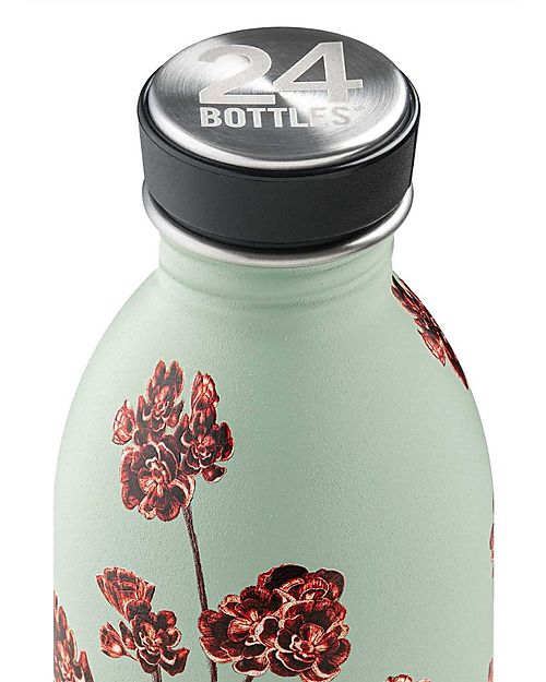 24Bottles Stainless Steel Urban Bottle 500 ml - Blue Rose Non-Thermal Water Bottles