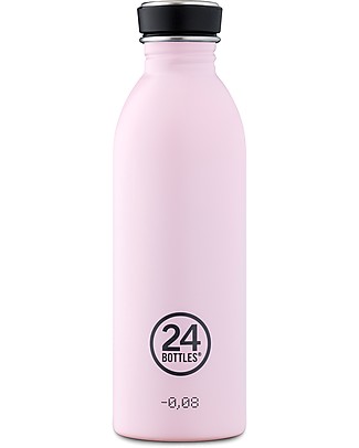 24Bottles Stainless Steel Urban Bottle, 500 ml - Candy Pink Metal Bottles