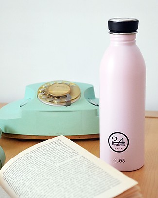 24Bottles Stainless Steel Urban Bottle, 500 ml - Candy Pink Metal Bottles