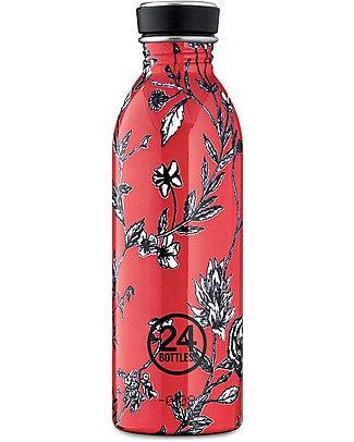24Bottles Stainless Steel Urban Bottle 500 ml - Cherry Lace Metal Bottles