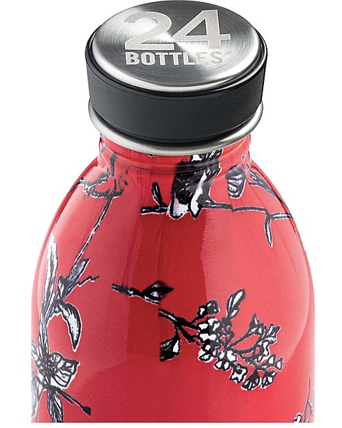 24Bottles Stainless Steel Urban Bottle 500 ml - Cherry Lace Thermos Bottles