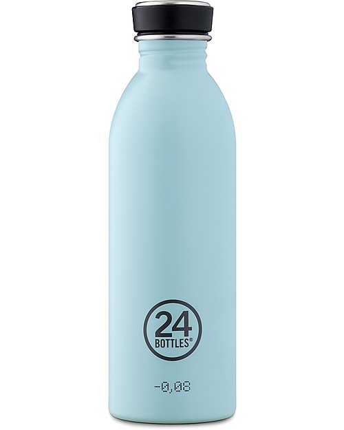 24Bottles Stainless Steel Urban Bottle 500 ml - Cloud Blue Non-Thermal Water Bottles