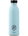 24Bottles Stainless Steel Urban Bottle 500 ml - Cloud Blue Non-Thermal Water Bottles