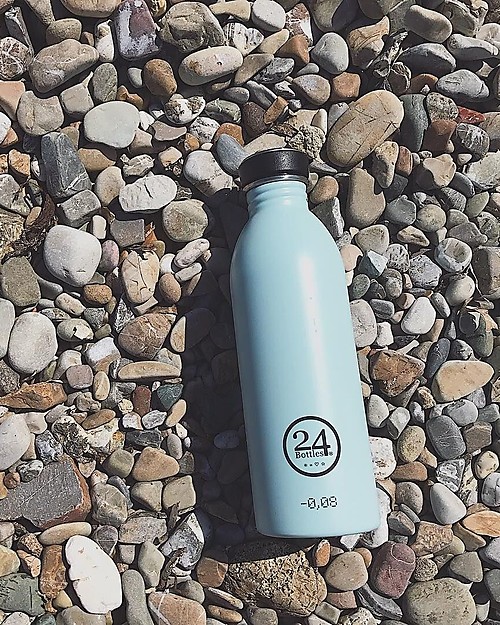 24Bottles Stainless Steel Urban Bottle 500 ml - Cloud Blue Non-Thermal Water Bottles