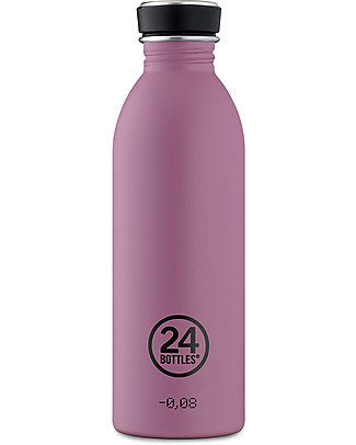 24Bottles Stainless Steel Urban Bottle 500 ml - Mauve Metal Bottles