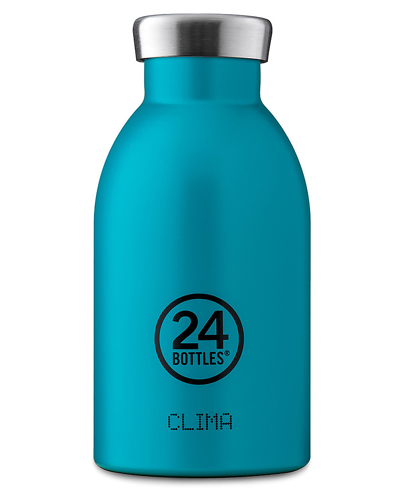 24Bottles Thermal Stainless Steel Clima Bottle 500 ml - Cloud Blue unisex  (bambini)