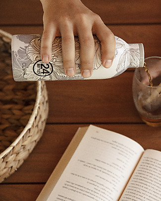 24Bottles Thermal Stainless Steel Clima Bottle 500 ml - Cloud & Mist - With infuser! Metal Bottles