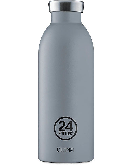 24Bottles Thermal Stainless Steel Clima Bottle 500 ml - Formal Grey Thermos Bottles