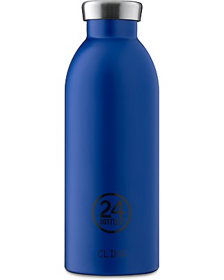 24Bottles Thermal Stainless Steel Clima Bottle, 500 ml - Gold Blue Thermos Bottles