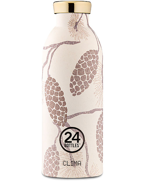 24Bottles Thermal Stainless Steel Clima Bottle - 500 ml - Gold Pines Thermos Bottles