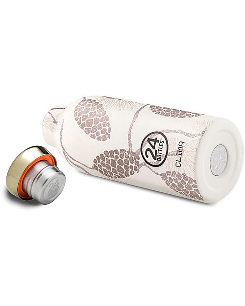 24Bottles Thermal Stainless Steel Clima Bottle - 500 ml - Gold Pines Thermos Bottles