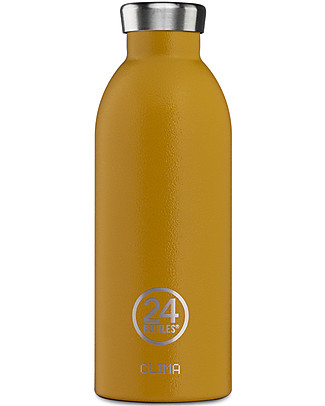 24Bottles Thermal Stainless Steel Clima Bottle - 500 ml - Safari Khaki Thermos Bottles