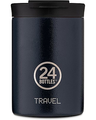 24Bottles Thermal Stainless Steel Travel Tumbler 350 ml - Deep Blue Metal Bottles