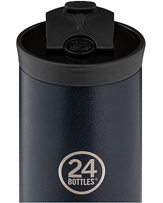 24Bottles Thermal Stainless Steel Travel Tumbler 350 ml - Deep Blue Metal Bottles