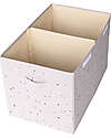3 Sprouts Folding Toy Chest - Terrazzo Light Gray - 100% Recycled Polyester - 62x38x38cm Toy Storage Boxes