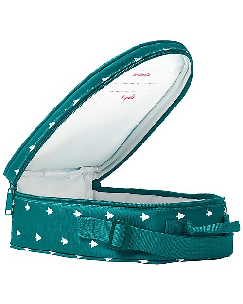 3 Sprouts Insulated Lunch Bag - Bear Teal Thermal Containers