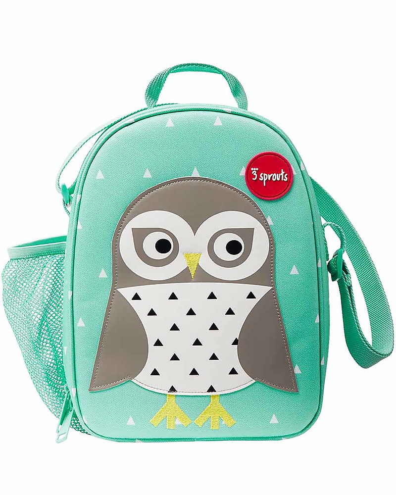 owl backpack and lunchbox