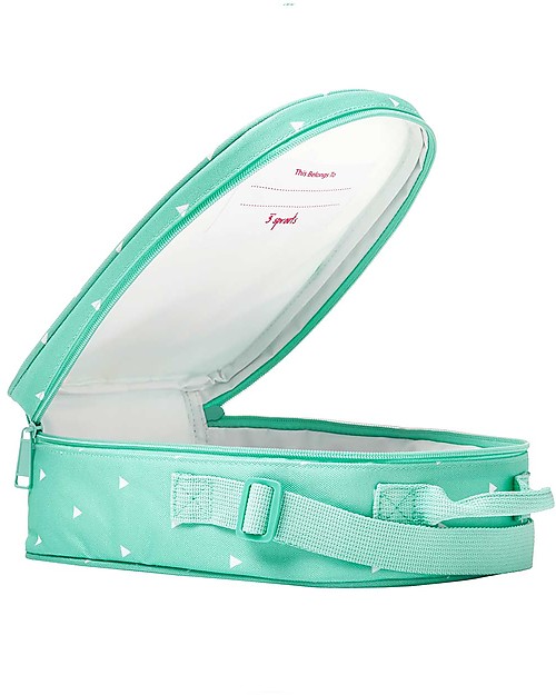 3 Sprouts Insulated Lunch Bag - Owl Mint Thermal Containers