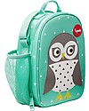 3 Sprouts Insulated Lunch Bag - Owl Mint Thermal Containers