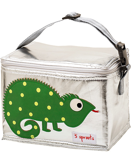 3 Sprouts Insulated Lunch Box - Iguana Kindergarten Backpacks