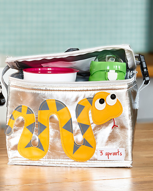 3 Sprouts Insulated Lunch Box - Snake Kindergarten Backpacks