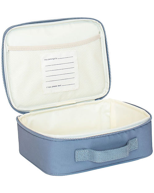 3 Sprouts Lunch Bag - Blue - 100% Recycled Polyester PET Thermal Containers