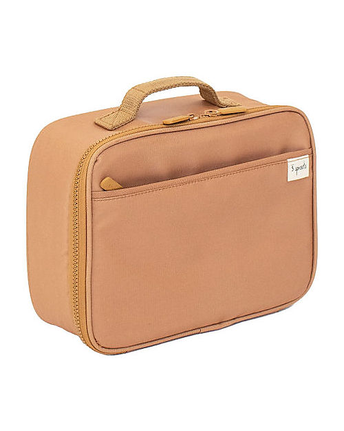 3 Sprouts Lunch Bag - Rust - 100% Recycled Polyester PET Thermal Containers