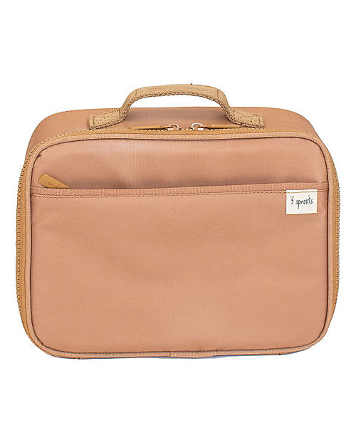 3 Sprouts Lunch Bag - Rust - 100% Recycled Polyester PET Thermal Containers
