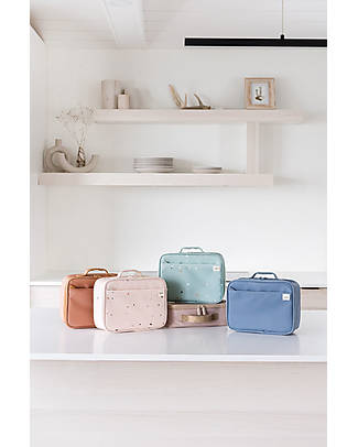 3 Sprouts Lunch Bag - Tan - 100% Recycled Polyester PET Thermal Containers