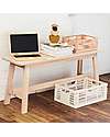 3 Sprouts Modern Folding and Stackable Crate - Recycled Plastic - Medium - Clay - 27,94 x 21,59 x 12,7 cm Storage organisers