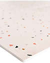 3 Sprouts Modular Toy Mat - Terrazzo Pink - 100% Eva Foam - 120x178 cm - 6 Pieces and 12 Borders Puzzle Mats