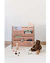 3 Sprouts Montessori Book Rack - Terrazzo Clay - Recycled Polyester - 61x63x25,4 cm Montessori Bookcases