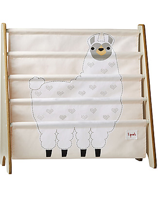 3 Sprouts Montessori Front Facing Book Rack - Llama Bookcases