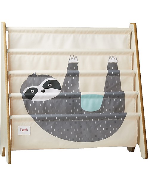 3 Sprouts Montessori Front Facing Book Rack - Sloth Montessori Bookcases