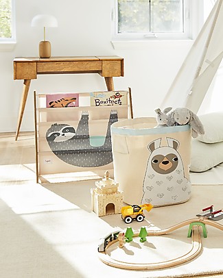 3 Sprouts Montessori Front Facing Book Rack - Sloth Montessori Bookcases