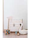 3 Sprouts OUTLET - Montessori Book Rack - Cream - Recycled Polyester - 61x63x25,4 cm Montessori Bookcases