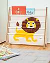 3 Sprouts OUTLET - Montessori Book Rack - Lion - Recycled Polyester - 61x63x25,4 cm Montessori Bookcases