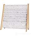 3 Sprouts OUTLET - Montessori Book Rack - Terrazzo Gray - Recycled Polyester - 61x63x25,4 cm Montessori Bookcases