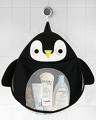3 Sprouts Penguin Bath Storage - 100% Neoprene (protects from mould)! null