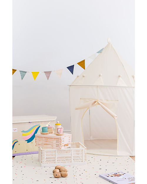 3 Sprouts Play Tent - Almond - 100% Recycled Polyester Tepees & Tents