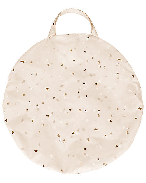 3 Sprouts Play Tent - Terrazzo Almond - 100% Recycled Polyester Tepees & Tents