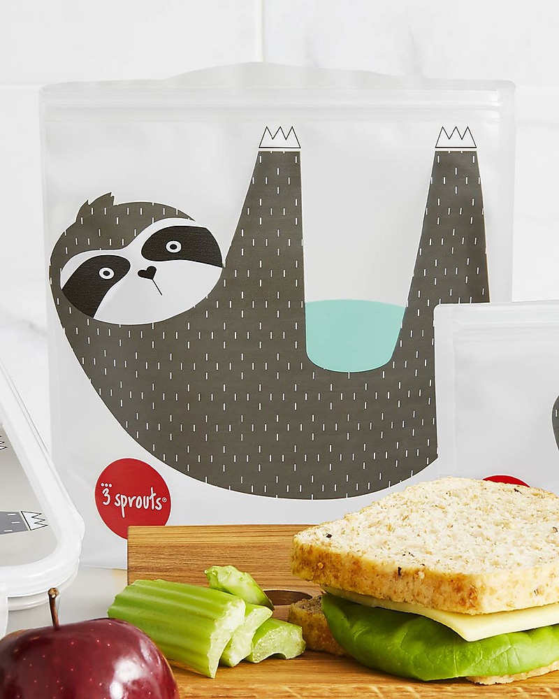 Reusable Sandwich Bag - Set of 2 - Hearts & Unicorns