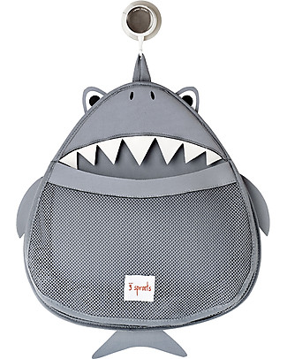 3 Sprouts Shark Bath Storage - 100% Neoprene (protects from mould)! Bath Toys