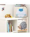3 Sprouts Storage Box - Blue Yeti - 33 x 33 x 33 cm - Suitable for Ikea Kallax Storage organisers